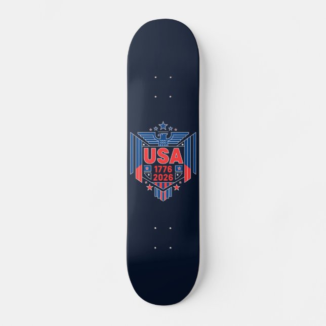 SKATEBOARD USA 1776-2026 (Recto)
