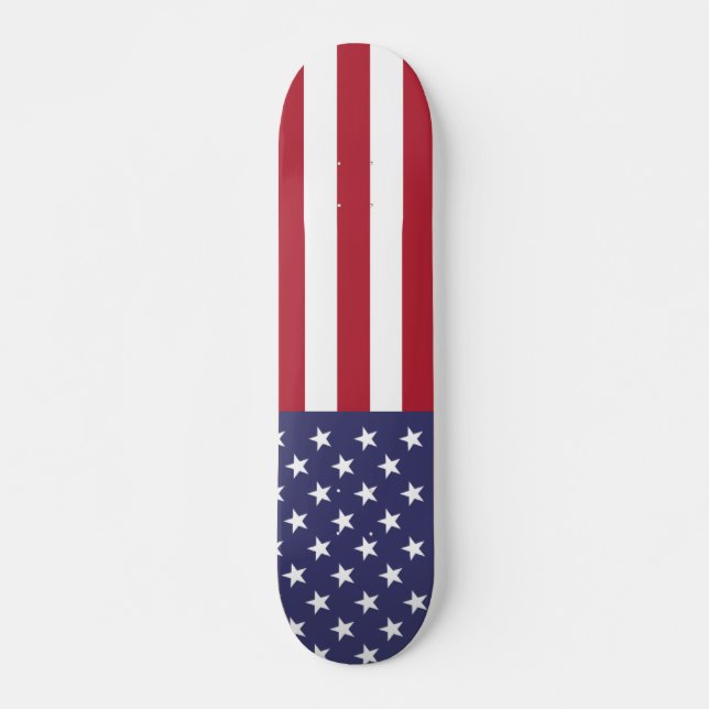 Skateboard USA flag, flag of USA (Devant)
