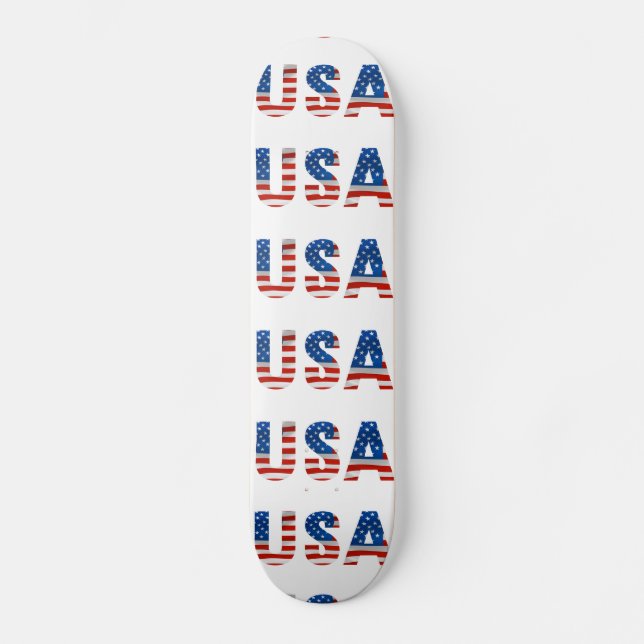 Skateboard USA flag worldcup  (Recto)
