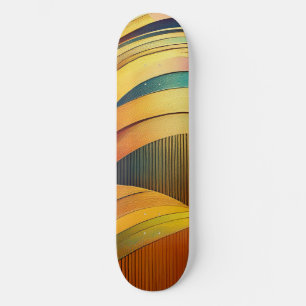 Skateboard Vague arc-en-ciel