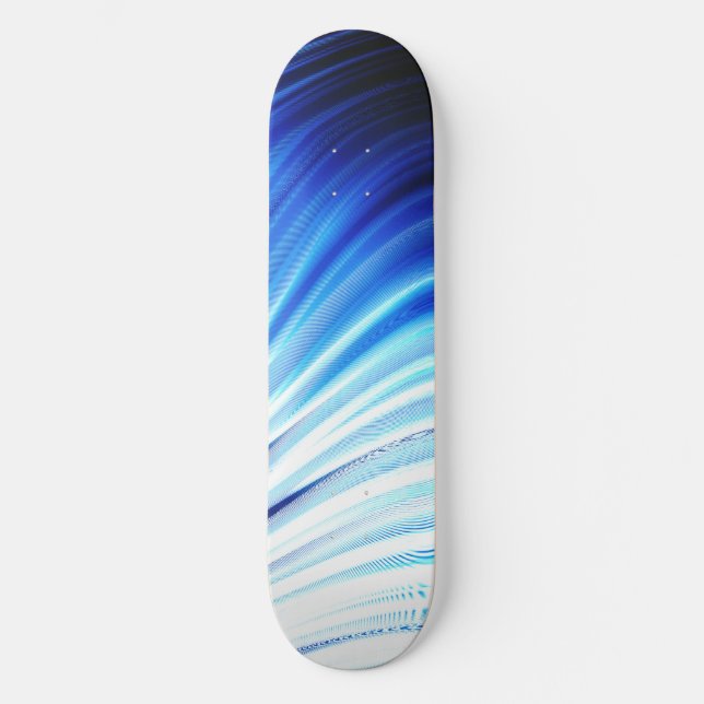 Skateboard Vague bleue (Recto)