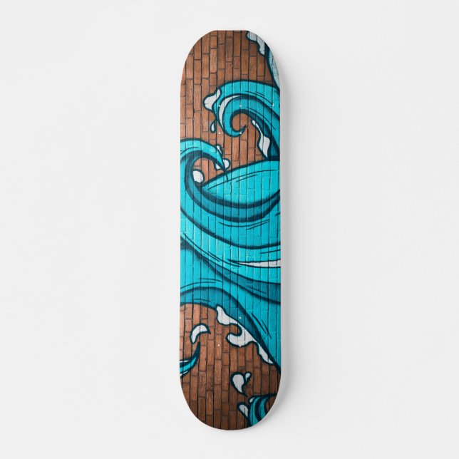Skateboard Vague de graffiti (Devant)