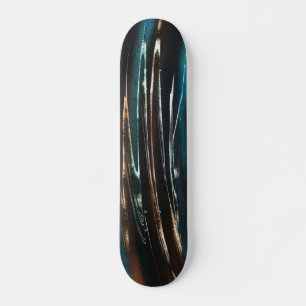 Skateboard Vague de grunge graphique