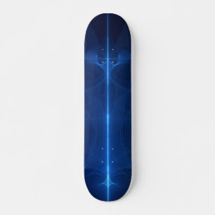 Skateboard Vague de lumière bleue Abstraite