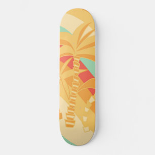 Skateboard Vague d'été de Palm Rétro #1 #décoration minimale