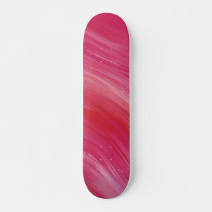Skateboard Vague Liquide Pink Violet Pastel