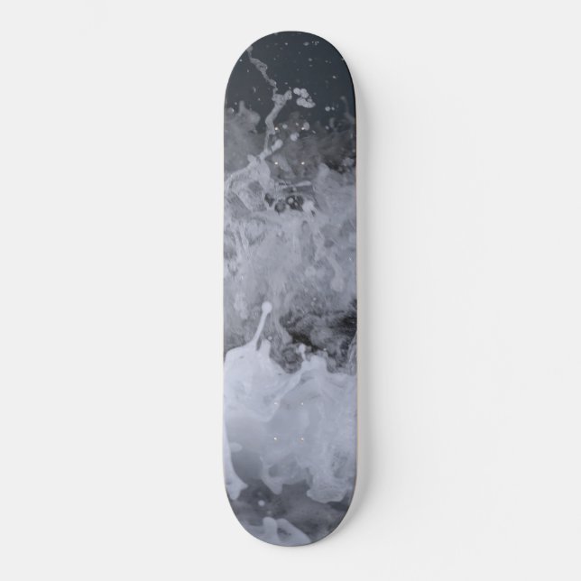 Skateboard Vague océanique éclaboussure gros plan 2 (Recto)