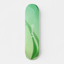 Vagues de fluide vert abstrait moderne et graphe g