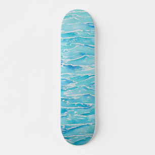 Skateboard Vagues d'eau de surface Océan Mer