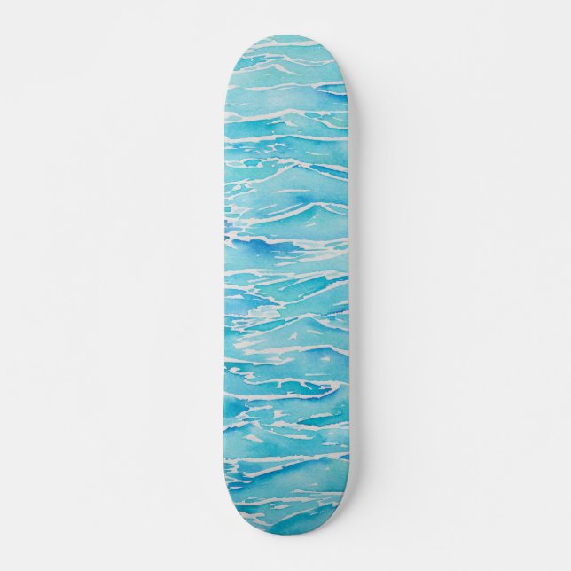 Skateboard Vagues d'eau de surface Océan Mer (Devant)
