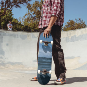 Skateboard Vagues infinies d'océan bleu 1