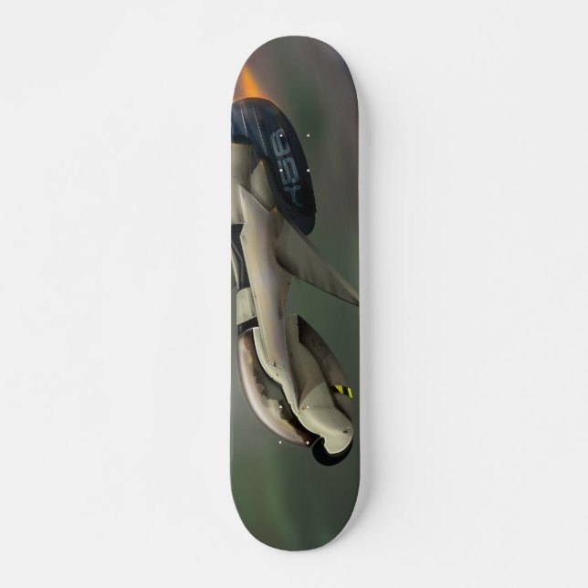 Skateboard Vaisseau spatial volant à travers une planète (Devant)