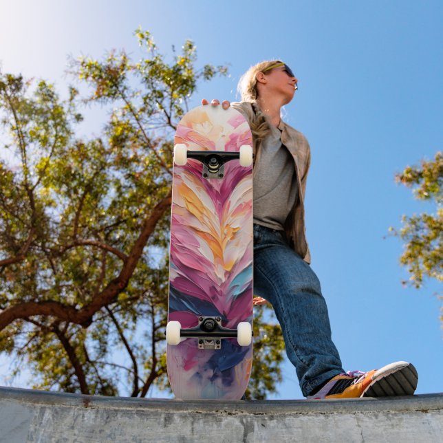 Skateboard Valentine Radiant Love Heart Splash (Extérieur 1)