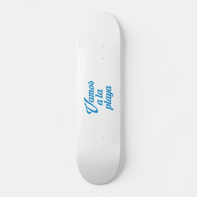 SKATEBOARD VAMOS A LA PLAYA (Recto)
