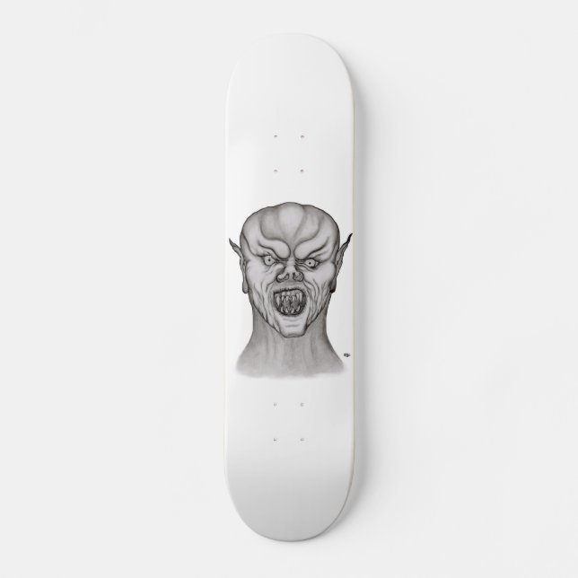 Skateboard Vampire noir et blanc (Recto)