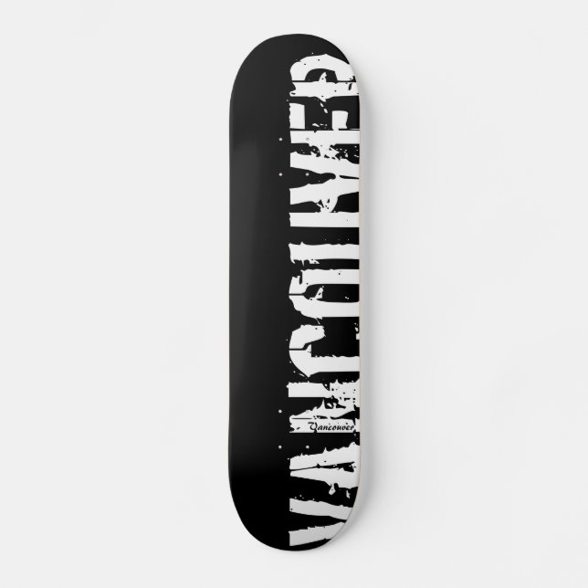 Skateboard Vancouver - Style urbain - Skate (Recto)