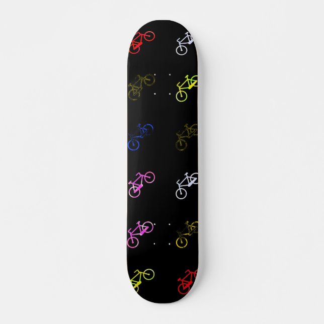 Skateboard Vélos colorés (Devant)