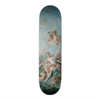 Skateboard Vénus sur les vagues