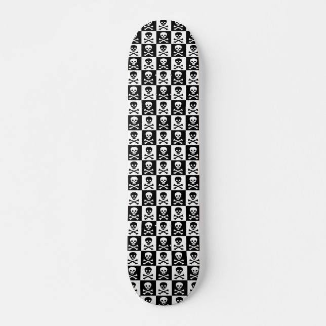 Skateboard Vérificateurs crâniens et os (Devant)