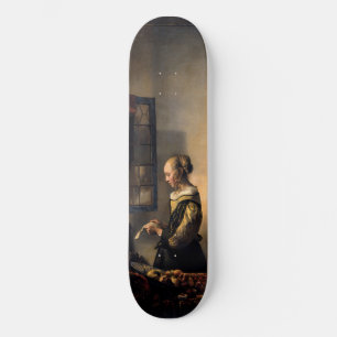Skateboard Vermeer - Girl Reading a Letter at an Open Window