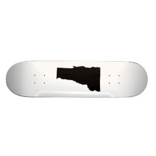 Skateboard Vermont en noir et blanc
