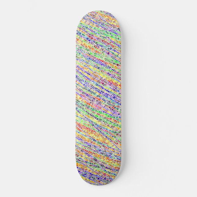 Skateboard Verre d'arc-en-ciel (Recto)