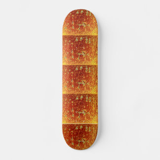 Skateboard Verre fusionné or