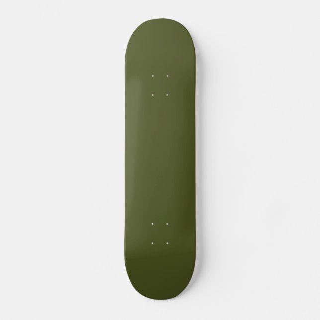 Skateboard Vert de l'armée (couleur solide) (Recto)