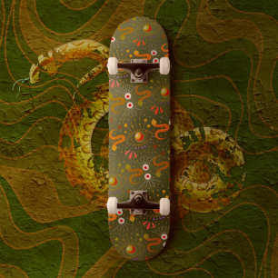 Skateboard Vert déesse serpent