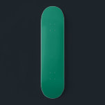 Skateboard Vert émeraude foncé Bleu couleur solide Design<br><div class="desc">Classic vintage rétro Classic Dark Emerald Green Décor couleur solide pour la maison et les cadeaux. Classic Dark Emerald Décor et accessoires de maison couleur vert. Mode couleur vert émeraude foncé tendance,  design couleur vert émeraude.</div>