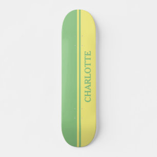 Skateboard Vert et citron
