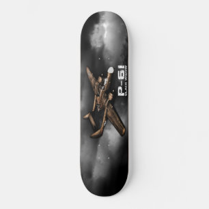 Skateboard Veuve P-61 noire