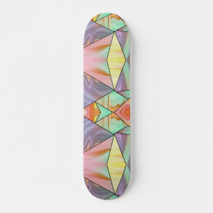 Skateboard Vibes en marbre Les années 70 Boho