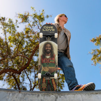 Skateboard Vibes Reggae WWJD, Jésus au Quotidien, Rasta Un Am