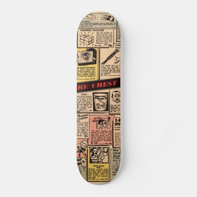 Skateboard Vieille plate-forme comique #2 d'annonce (Recto)