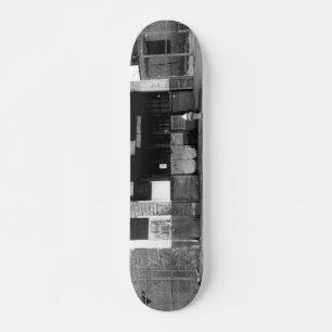 Skateboard Vieux Bâtiment Abandonné