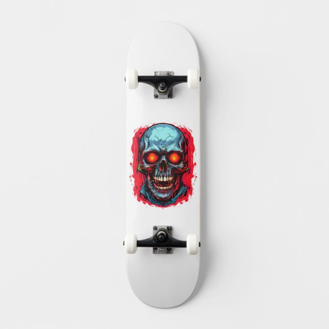 Skateboard Vieux Crâne (Recto)