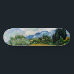 Skateboard Vincent Van Gogh - Champ de blé avec cyprès<br><div class="desc">Champ de blé avec Cyprès / Champ de ble avec cypres - Vincent Van Gogh,  juillet 1889</div>
