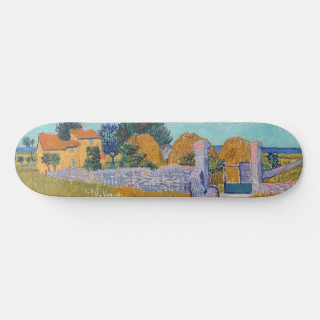 Skateboard Vincent van Gogh - Ferme en Provence (Horz)