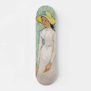 Skateboard Vincent van Gogh - Fille en blanc