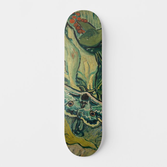 Skateboard Vincent van Gogh - Giant Peacock Moth (Recto)