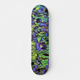 Skateboard Vincent Van Gogh Irises - Amoureux des fleurs