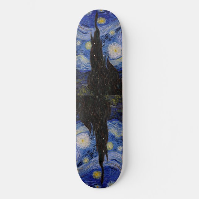 Skateboard Vincent Van Gogh - La nuit étoilée (Recto)