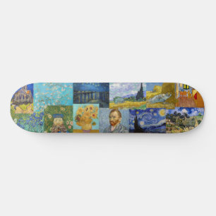 Skateboard Vincent Van Gogh - Masterpieces Patchwork