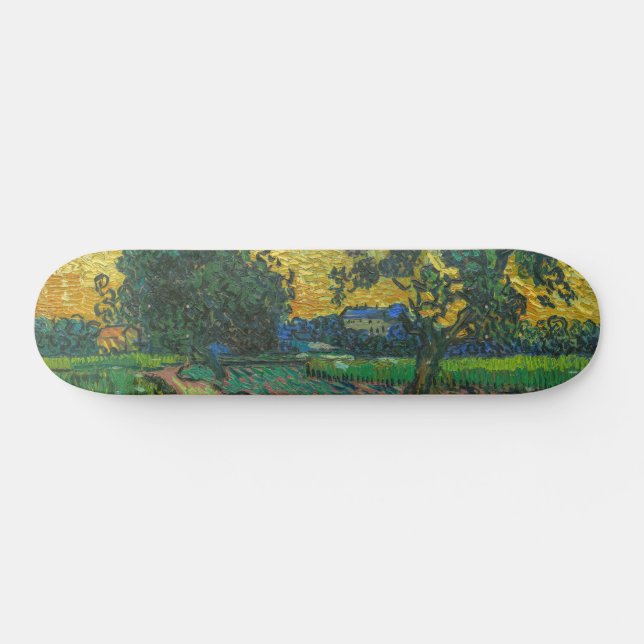 Skateboard Vincent van Gogh - Paysage à Twilight (Horz)