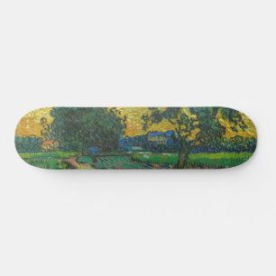 Skateboard Vincent van Gogh - Paysage au crépuscule