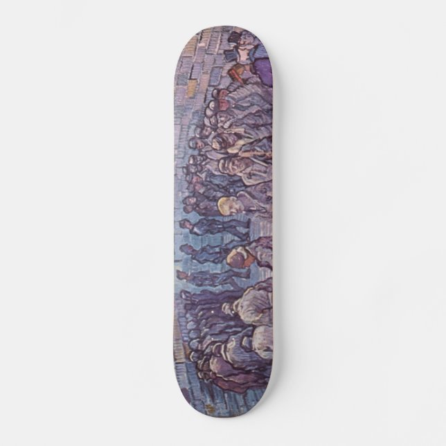 Skateboard Vincent van Gogh - rond des prisonniers (Recto)
