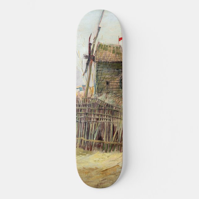 Skateboard Vincent van Gogh - Scène de rue à Montmartre (Recto)