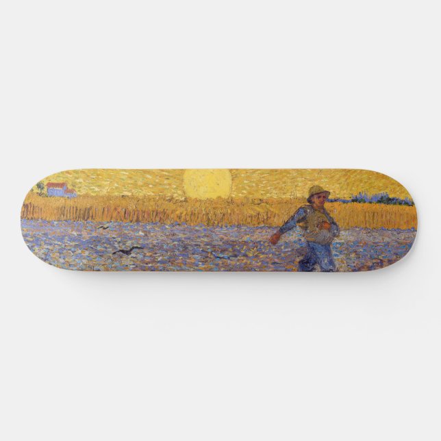 Skateboard Vincent van Gogh - Sower avec réglage Sun (Horz)
