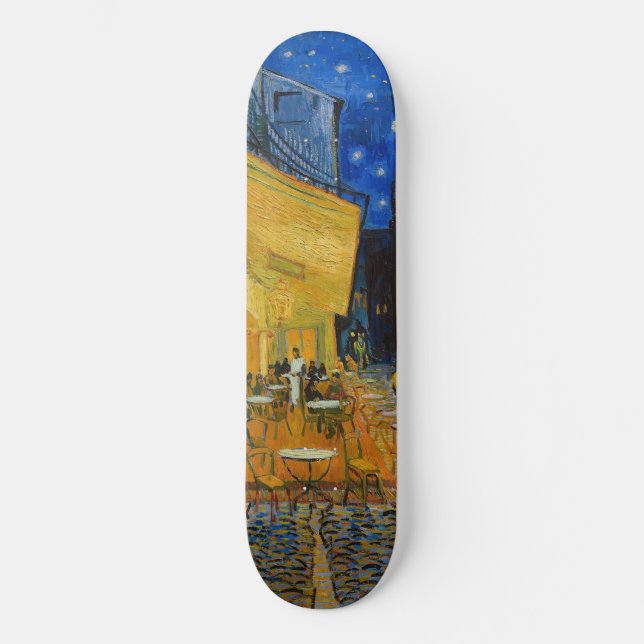 Skateboard Vincent van Gogh - Terrasse de café la nuit (Recto)